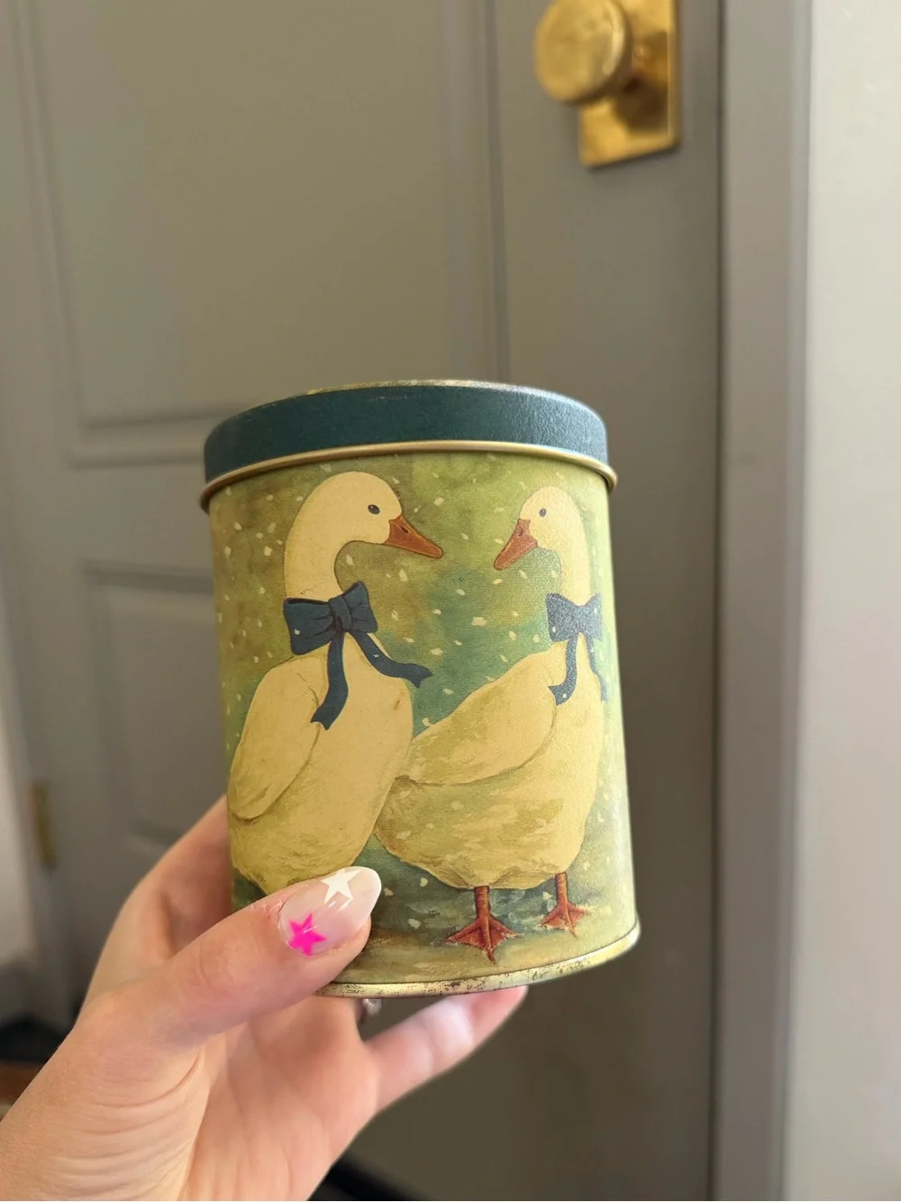 Vintage goose canister set